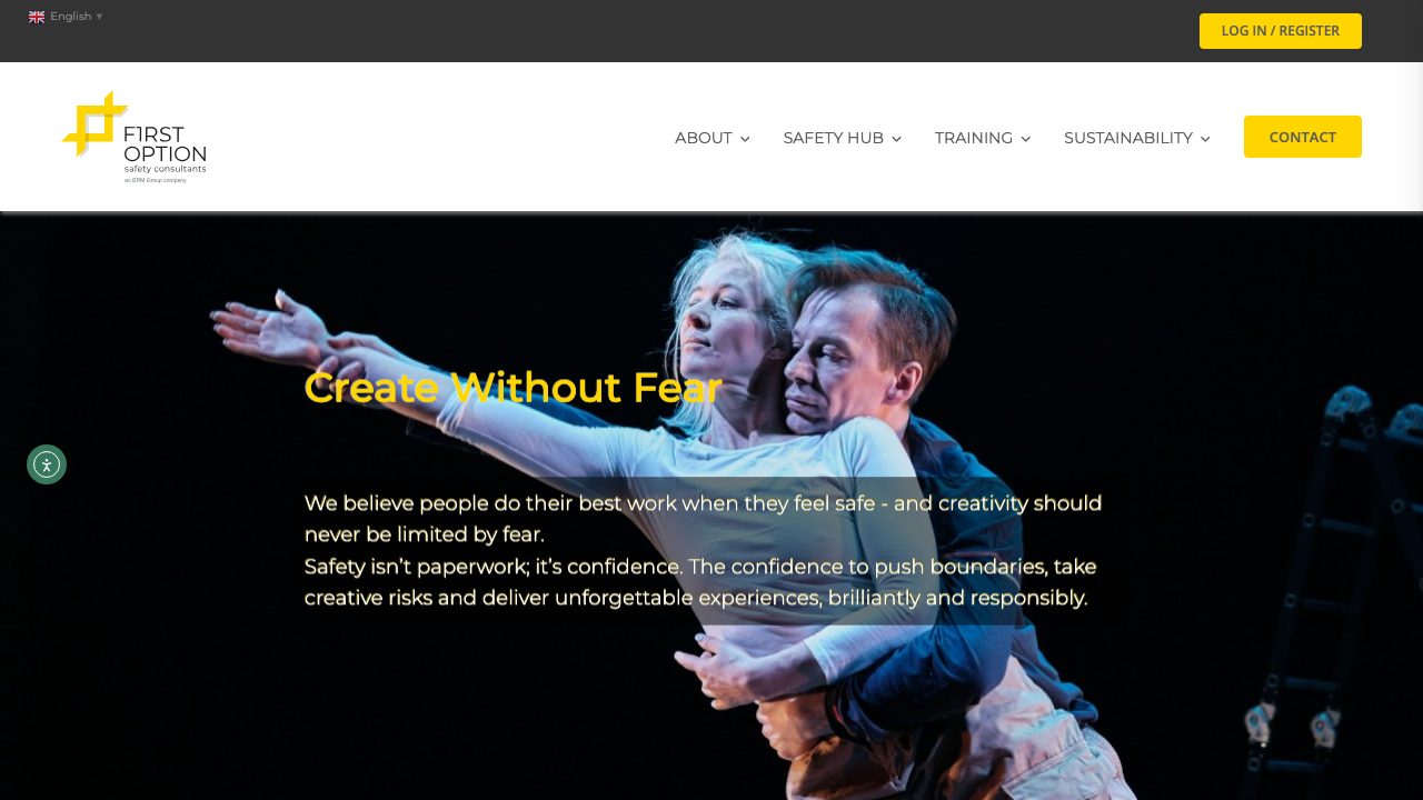 ERM/ First Option website