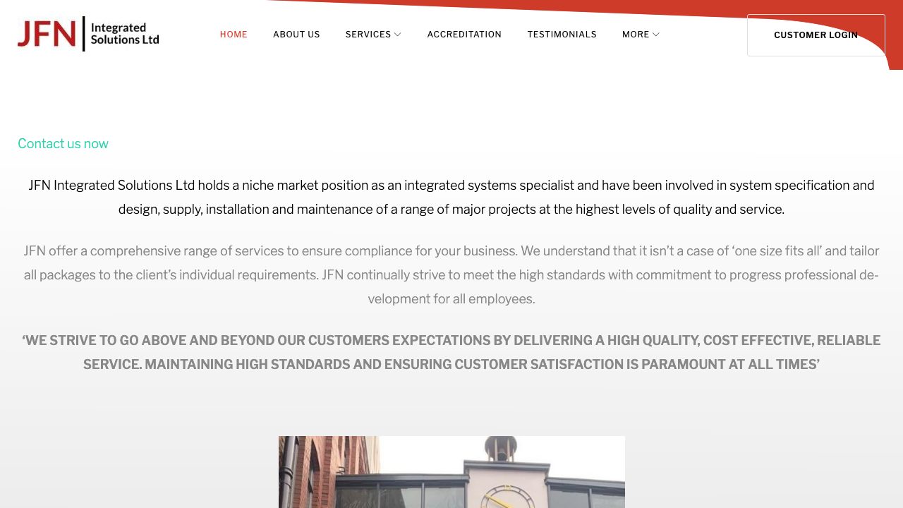 JFN Integrated Solutions Ltd website