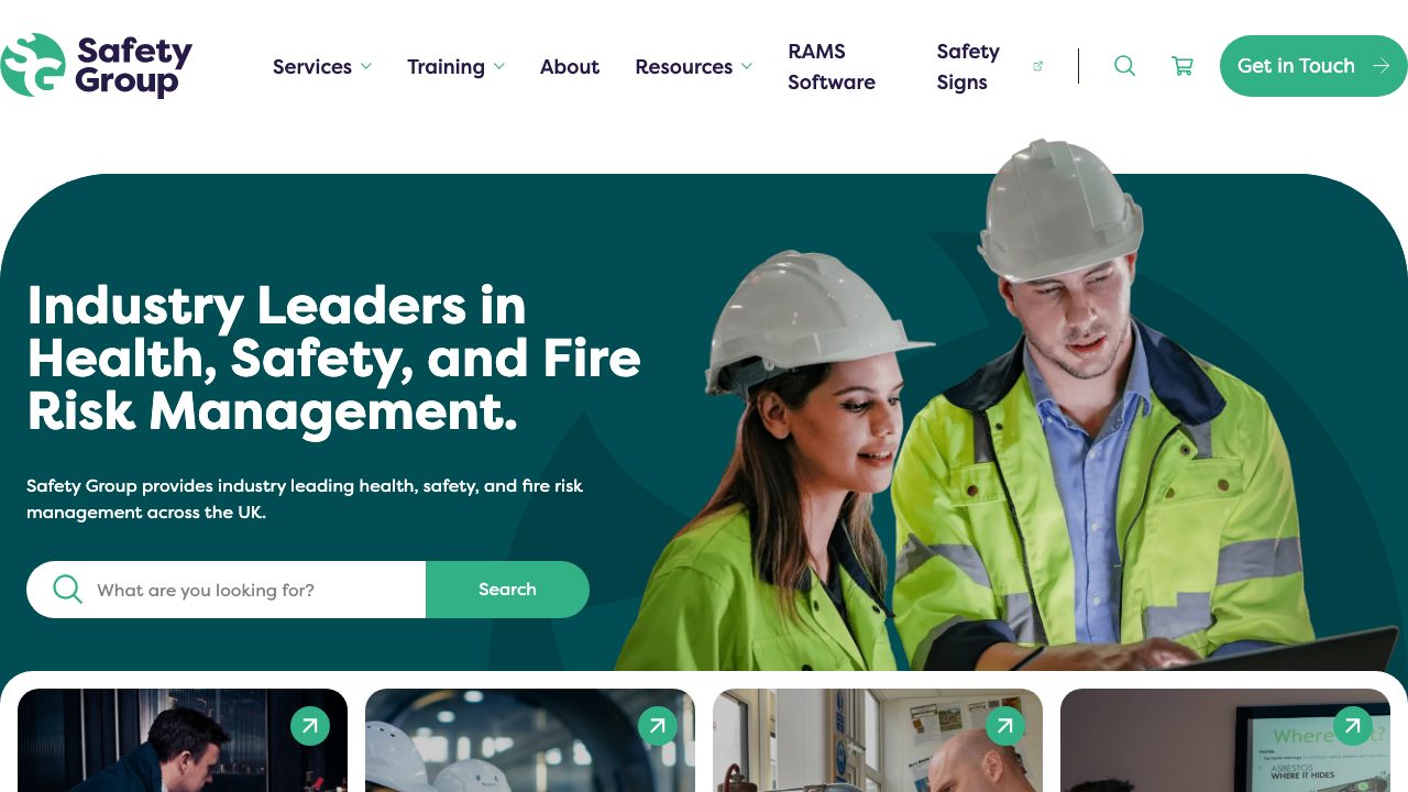 Safety Group website