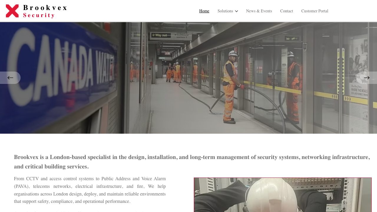 Brookvex Security Ltd website