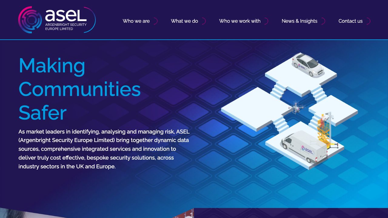 ASEL Integrated Security Solutions website