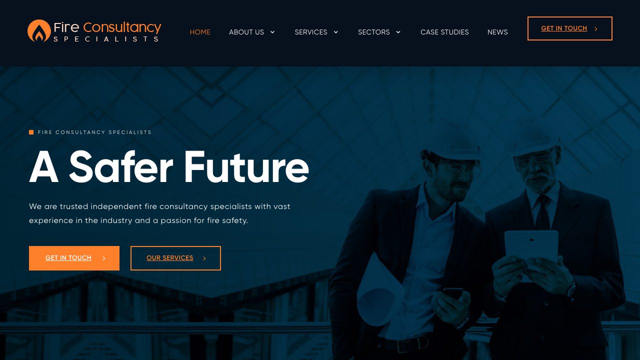 Fire Consultancy Specialists website