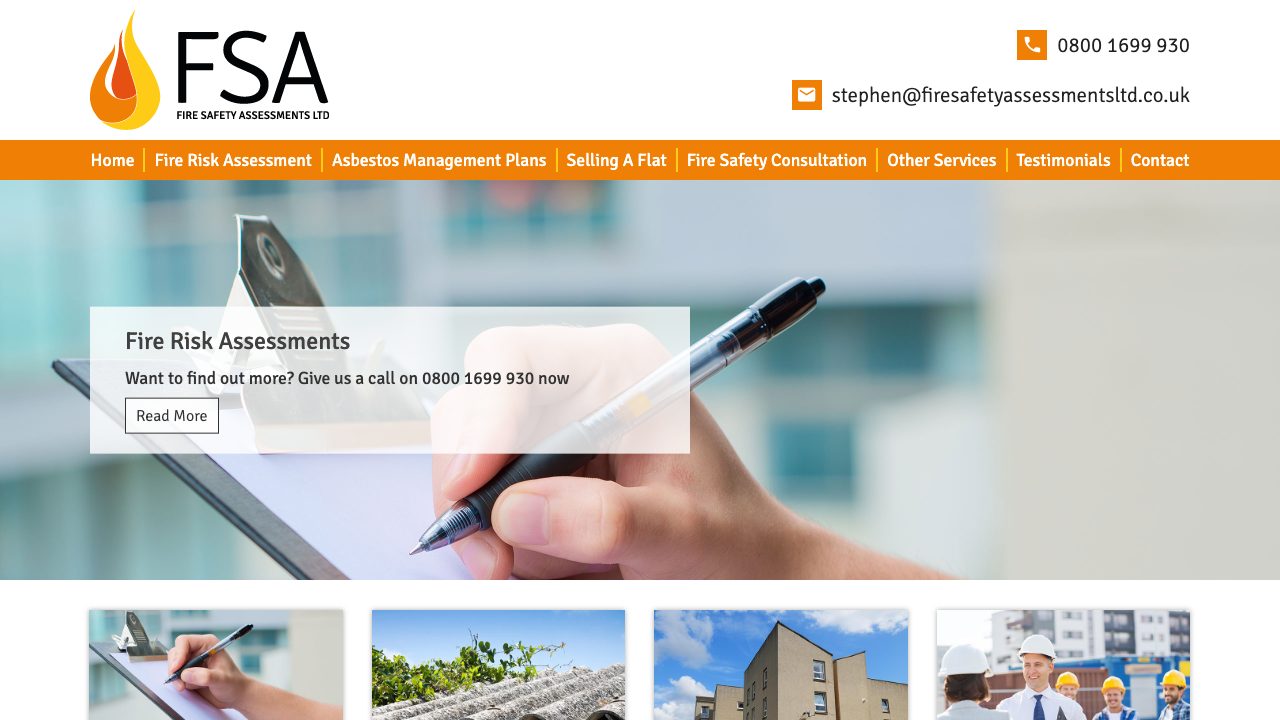Fire Safety Assessment Limited website