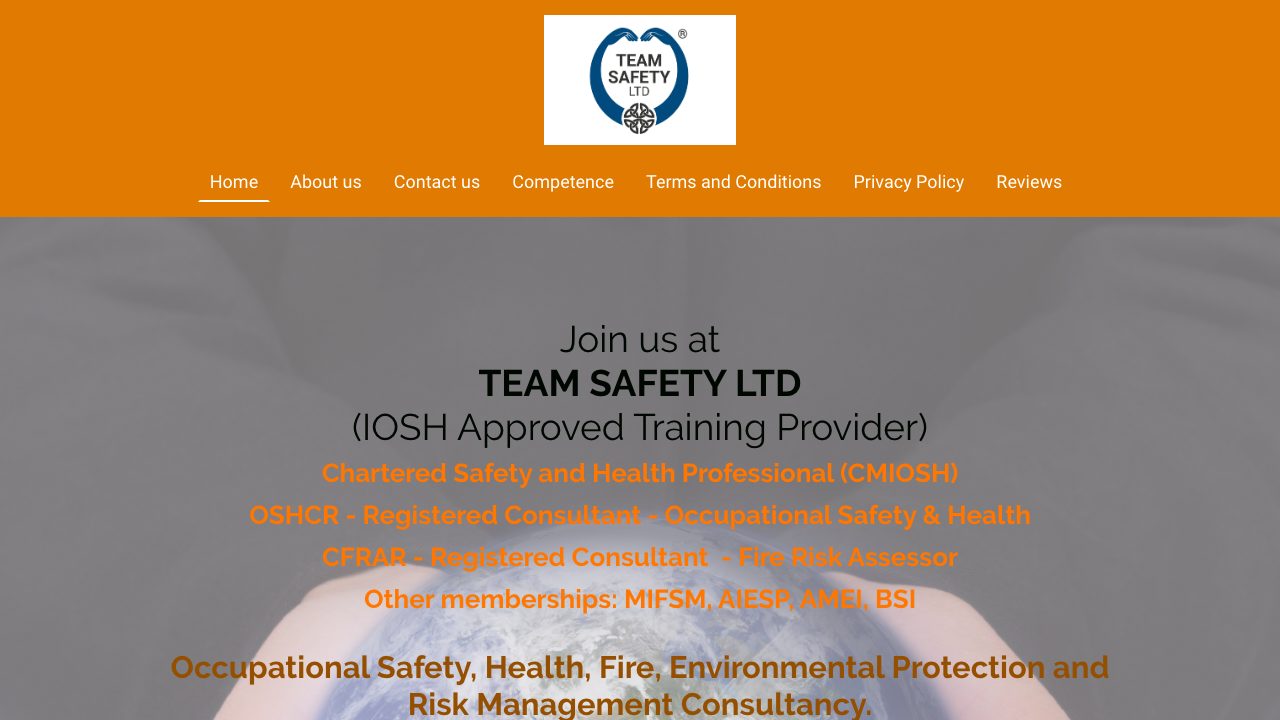 Team Safety Ltd website