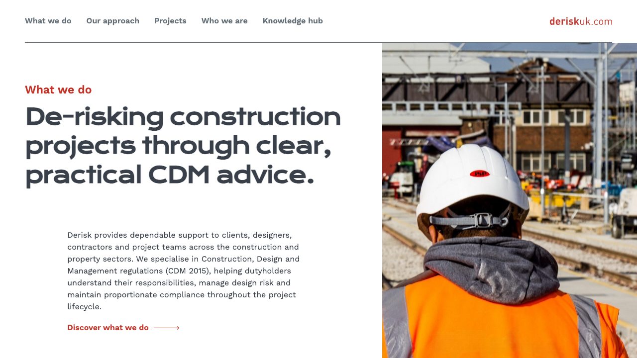 Derisk (UK) Ltd website