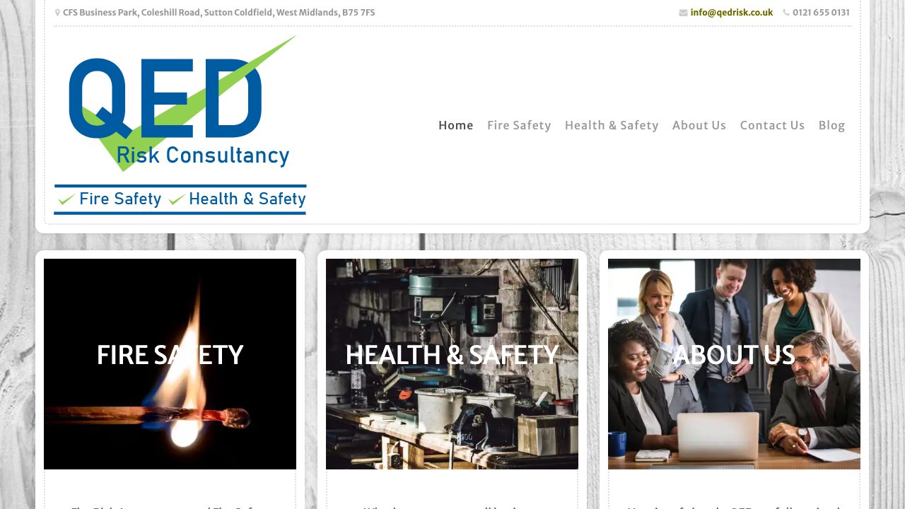 QED Risk Consultancy Limited website
