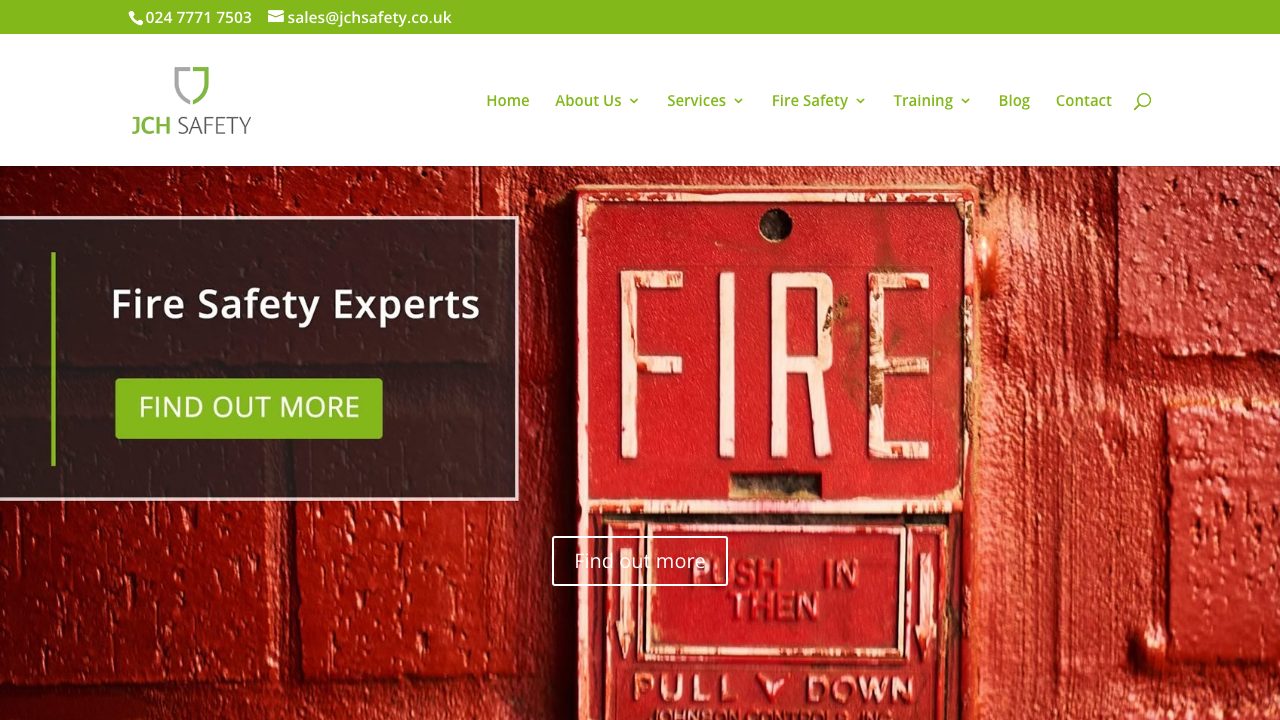 JCH Safety LTD website
