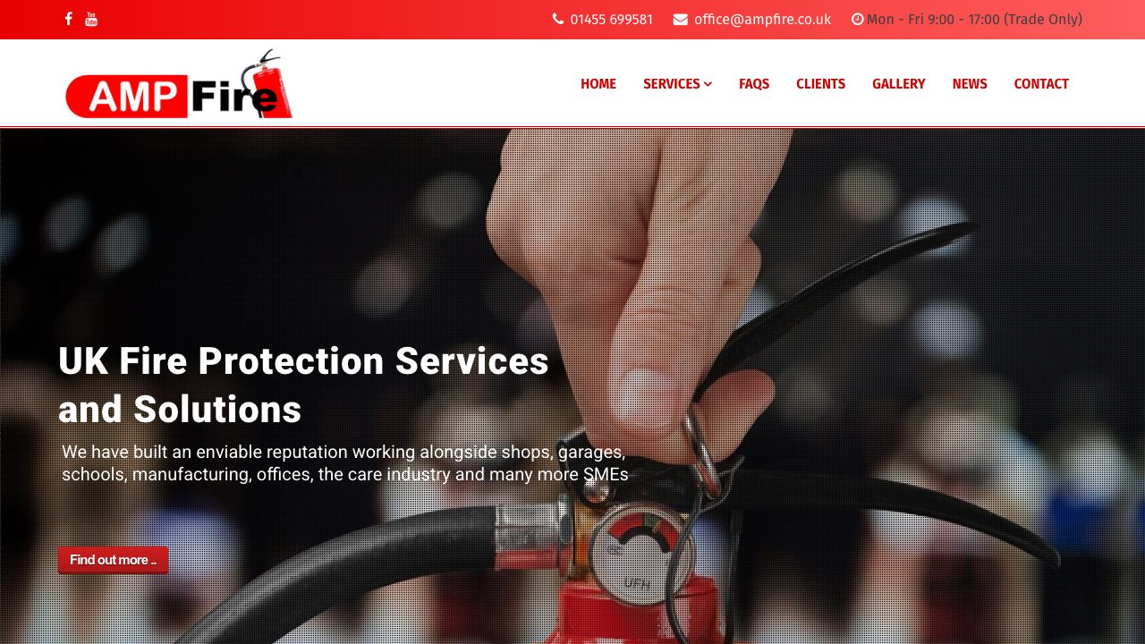 AMP Fire Ltd website