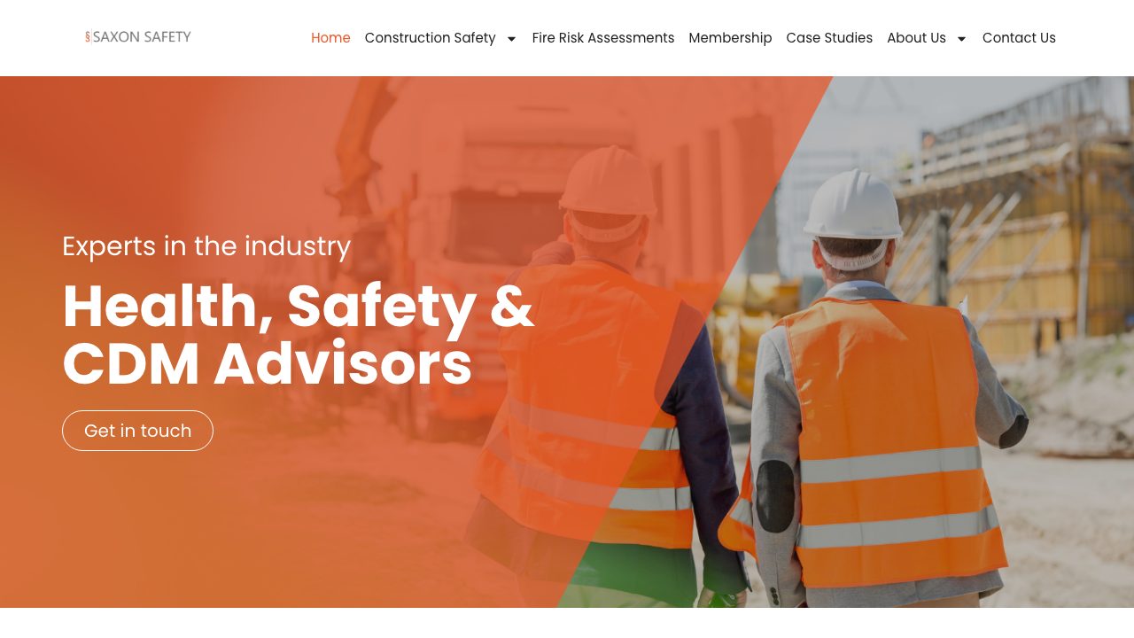 Saxon Safety website