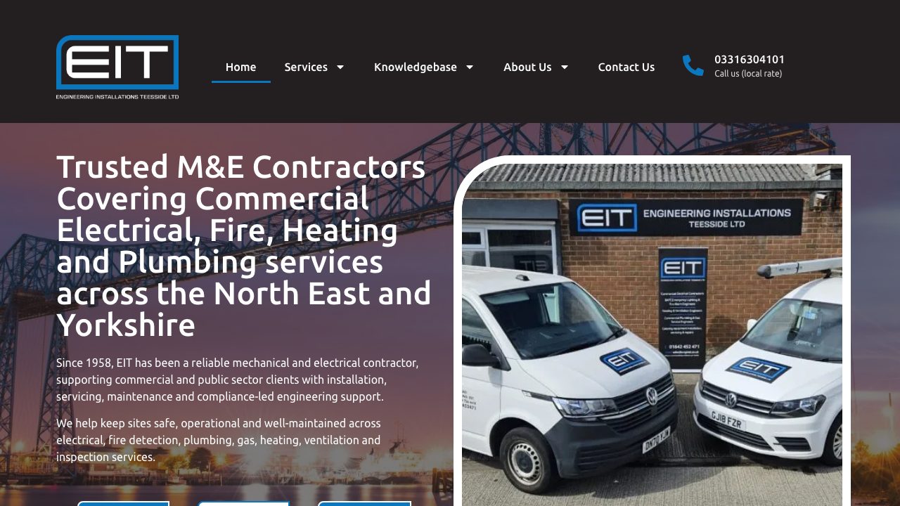 Engineering Installations (Teesside) Ltd website
