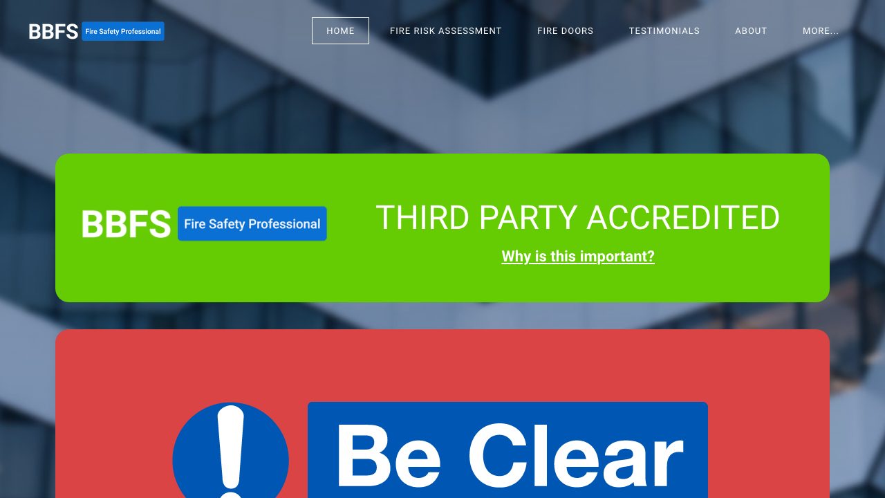 Bryn Bashford Fire Safety Ltd website