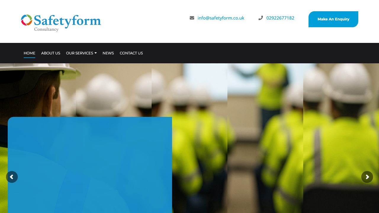 Safetyform Ltd website