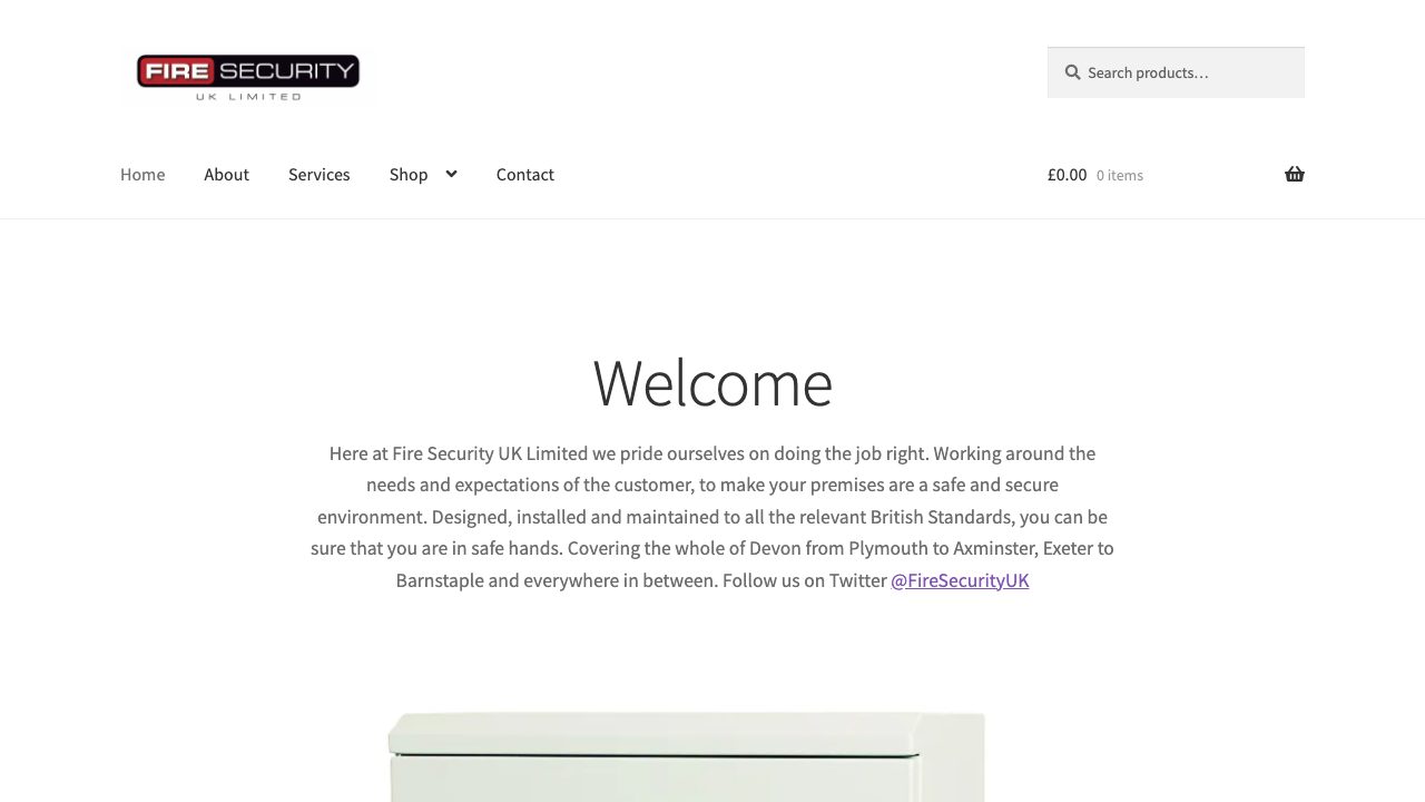 Fire Security UK Ltd website