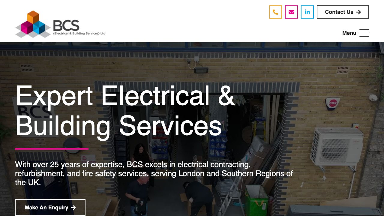 BCS (Electrical and Building Services) Ltd website
