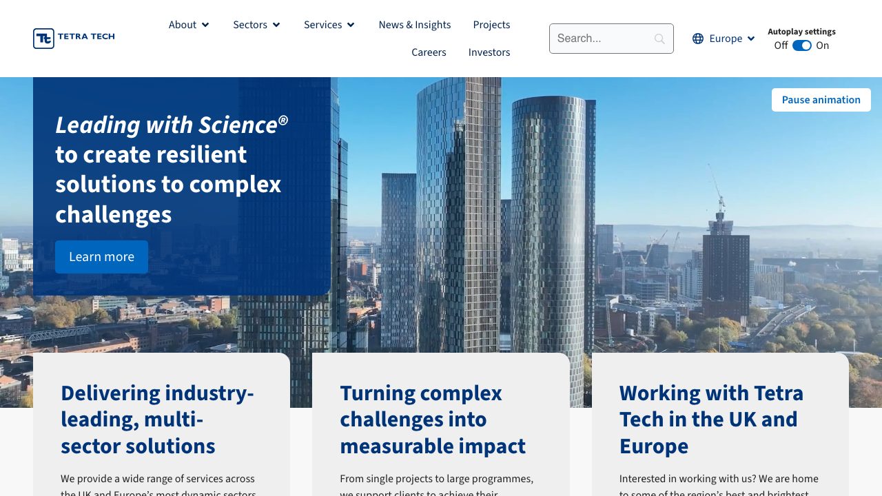 Tetra Tech website