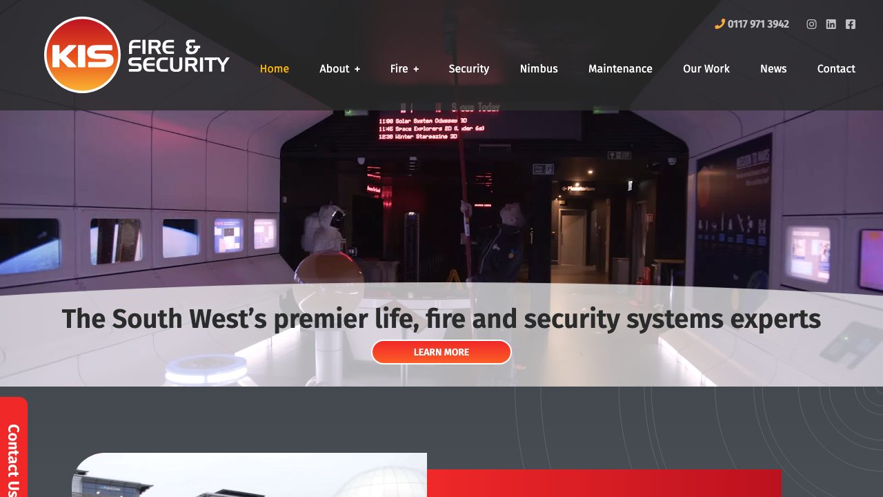 Key Integrated Systems Ltd T/A KIS Fire & Security website