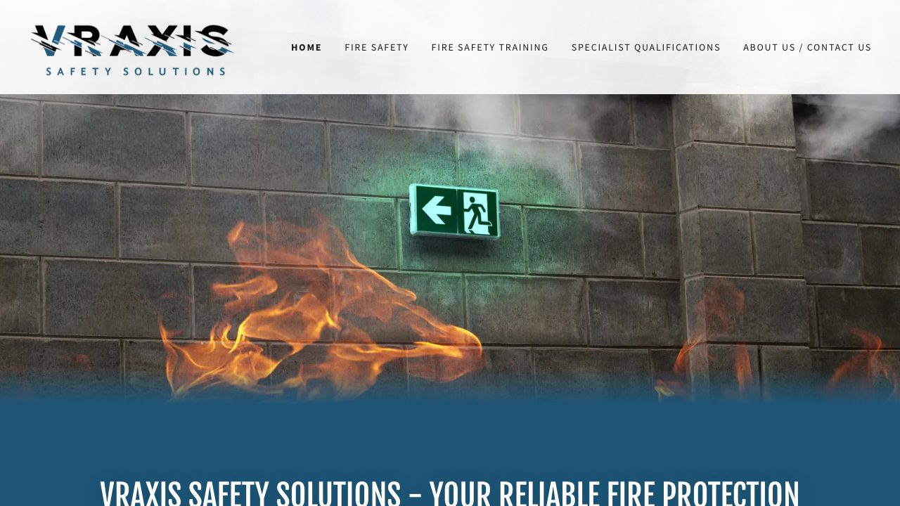 Vraxis Safety Solutions Ltd website