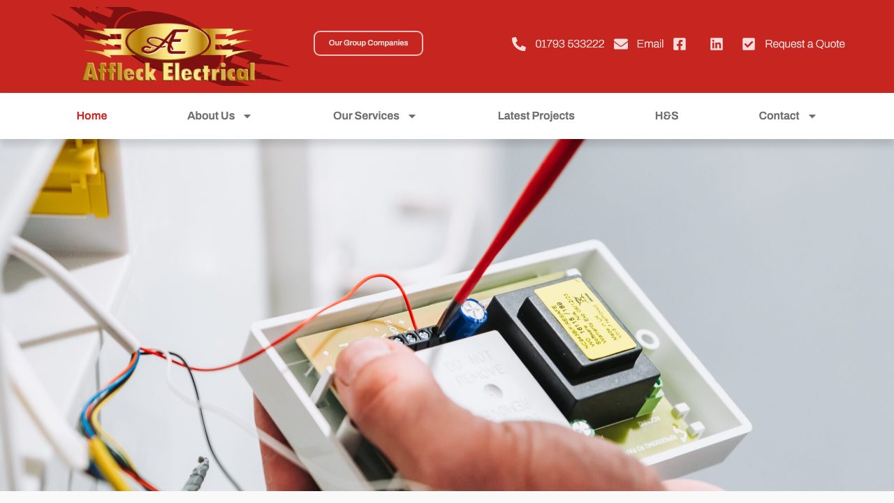 Affleck Electrical Limited website