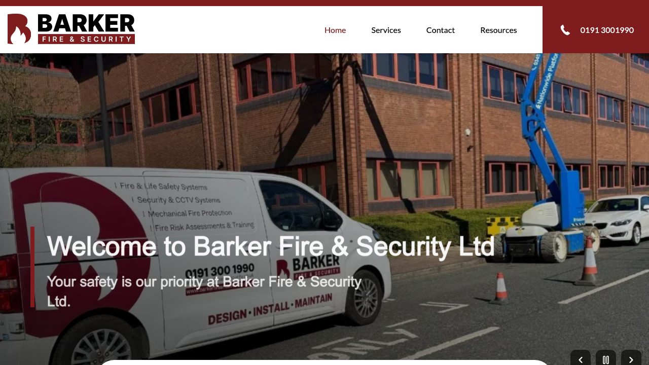 Barker Consultants website