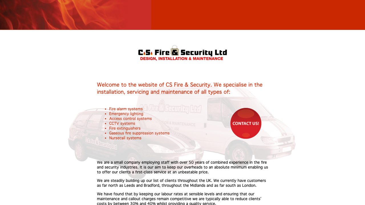 CS Security Solutions Ltd website