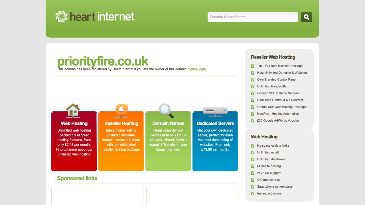 Priority Fire & Electrical Ltd website