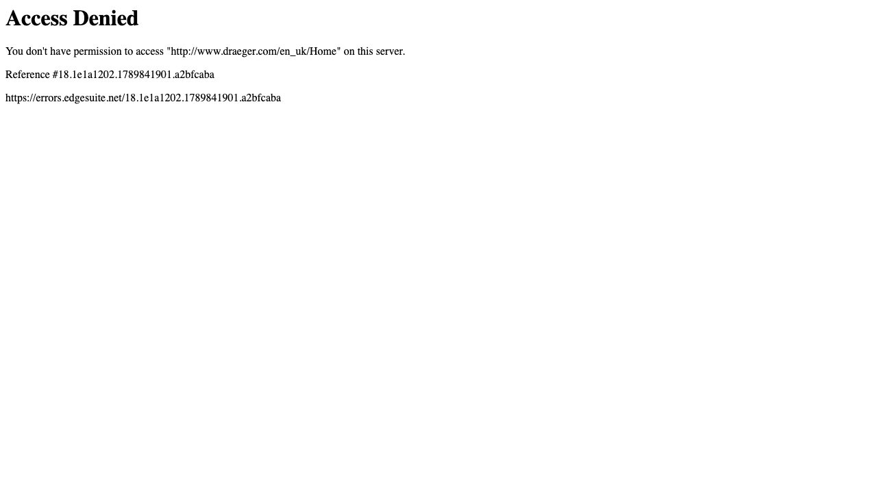 Draeger Safety UK Ltd website