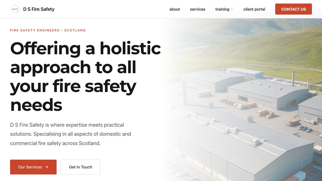 D S Fire Safety Ltd website