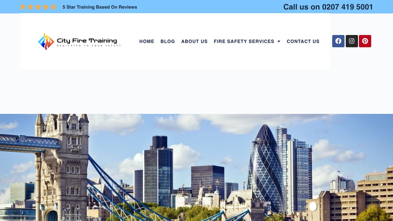 City Fire Training Ltd website