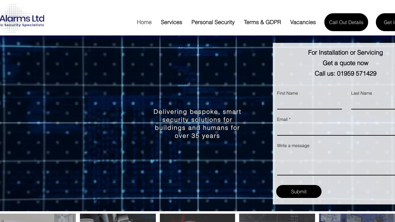 CRL Security Systems Ltd website