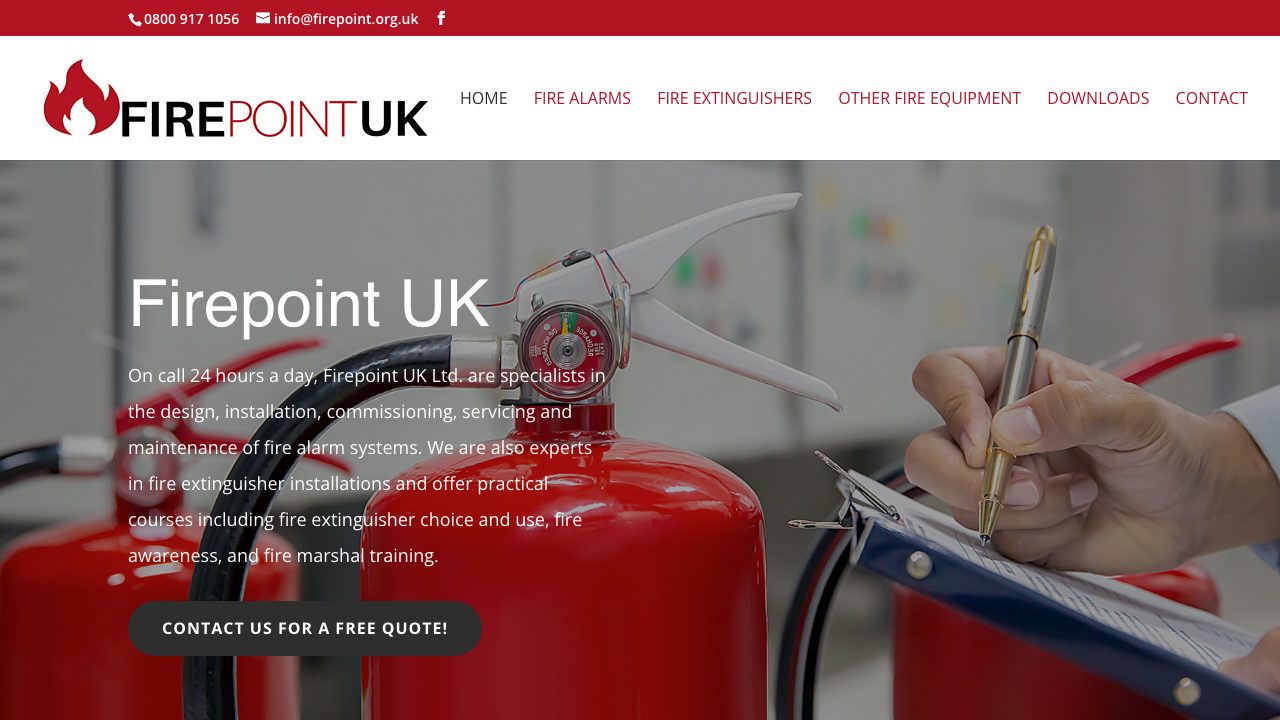 Firepoint-UK Ltd website