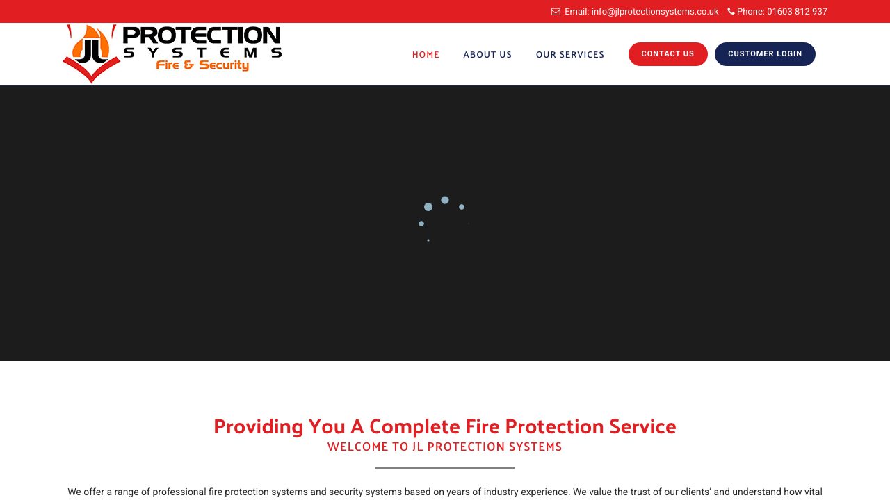 JL Protection Systems Ltd website