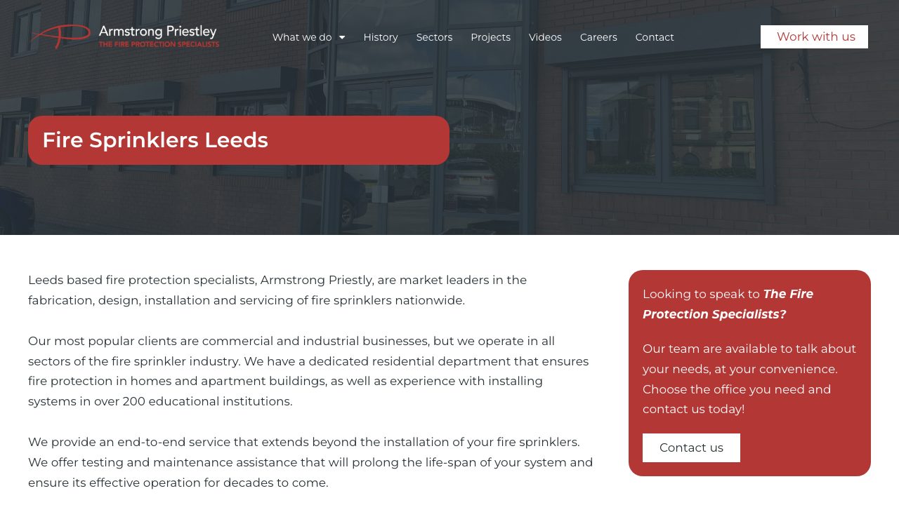 Armstrong Priestley Ltd website