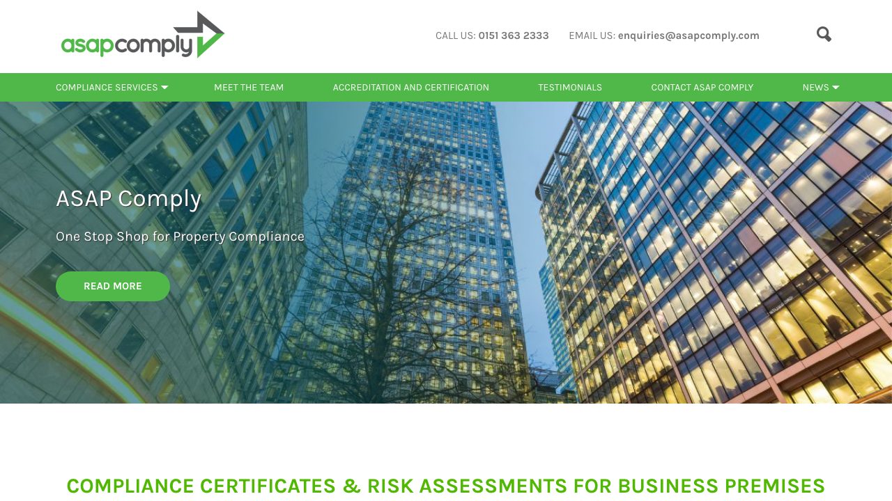 ASAP Comply website