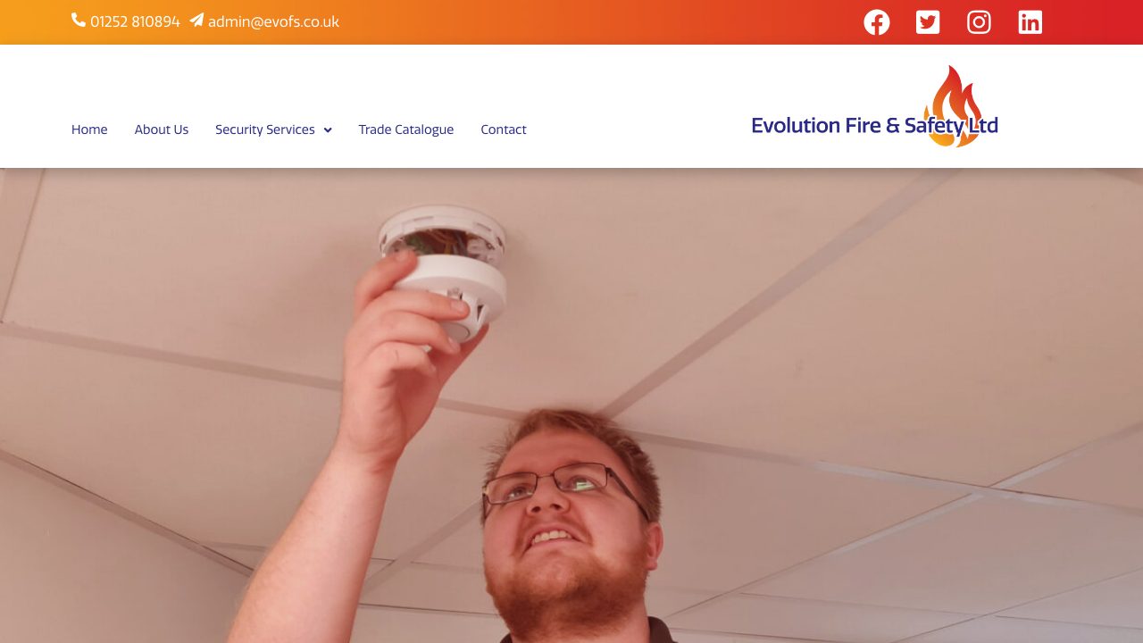 Evolution Fire & Safety Ltd website
