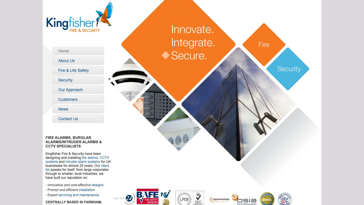 Kingfisher Business Solutions Limited website
