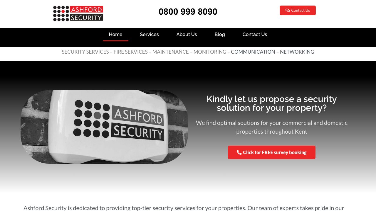 Ashford Security Limited website
