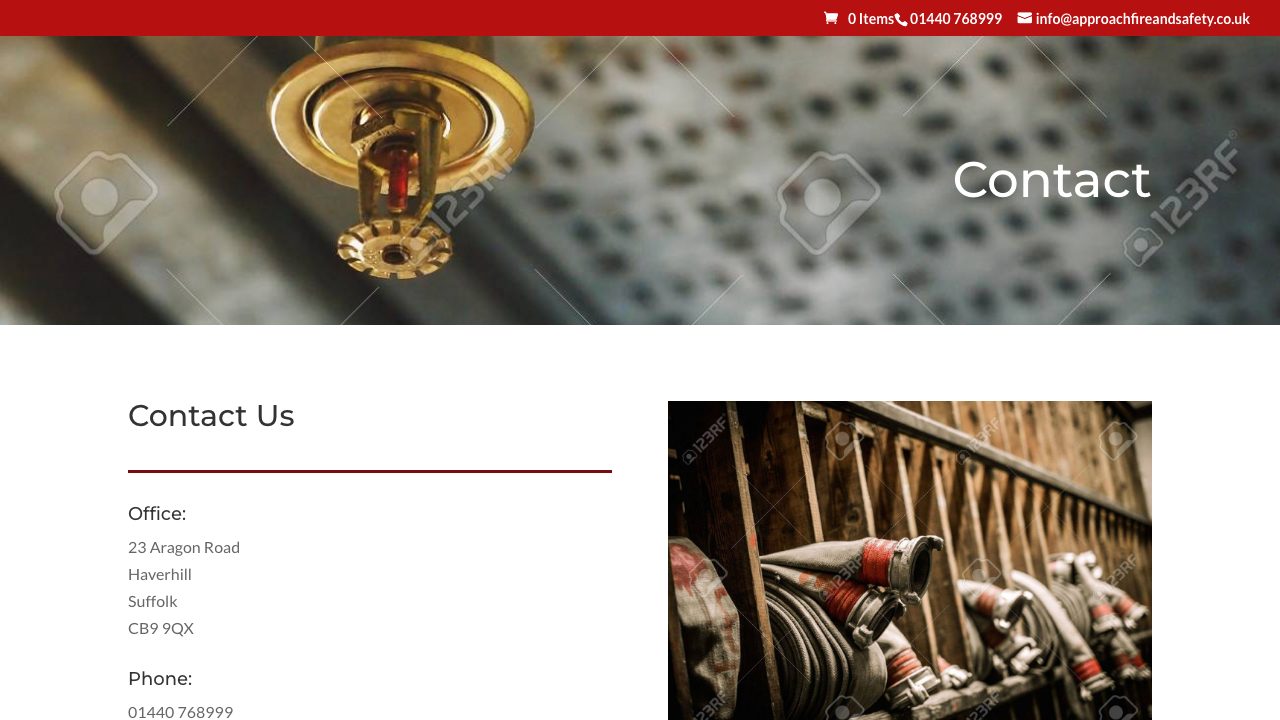 Approach Fire and Safety Limited website