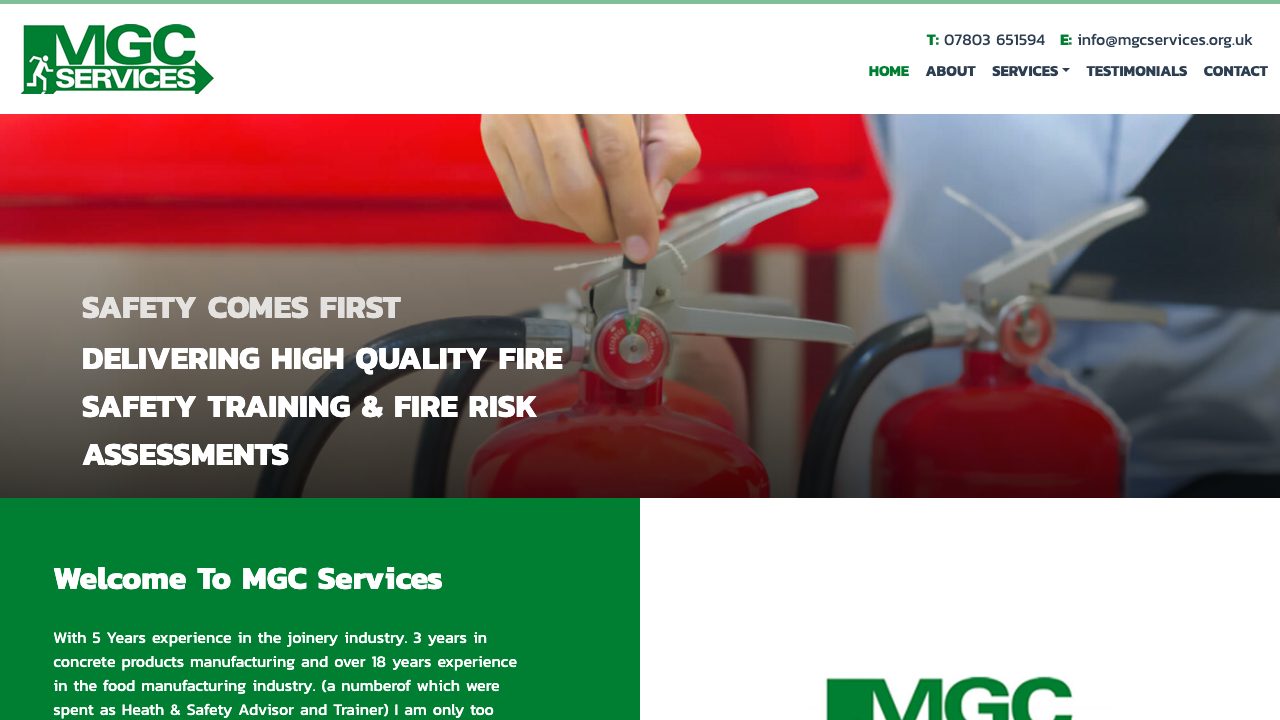 MGC Services website