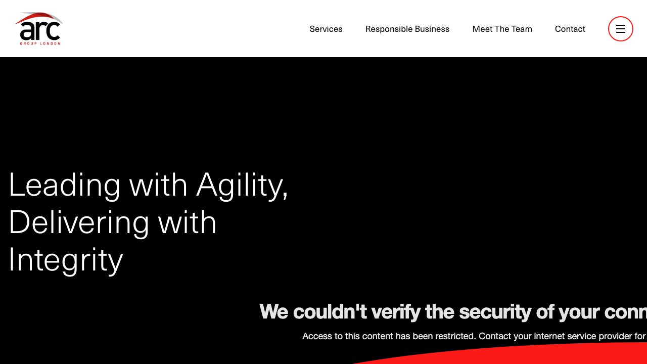 Arc Group London Ltd website