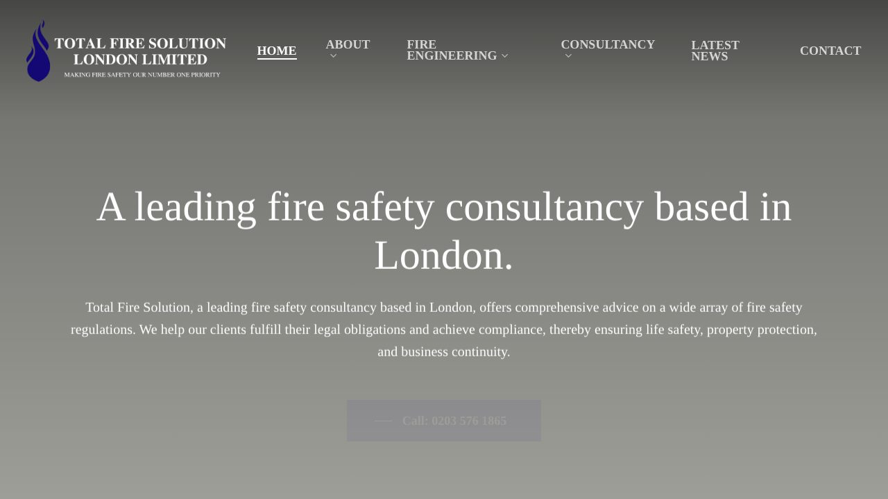 Total Fire Solutions (London) Limited website