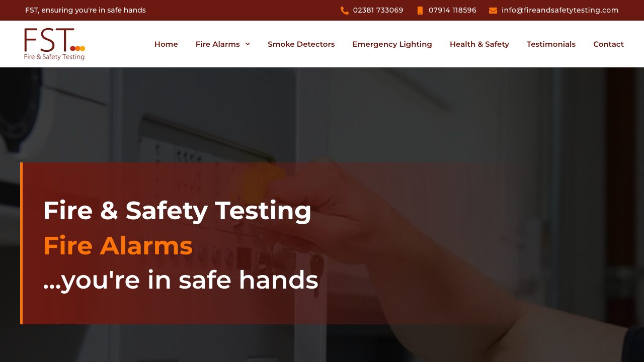 Fire & Safety Testing Ltd website