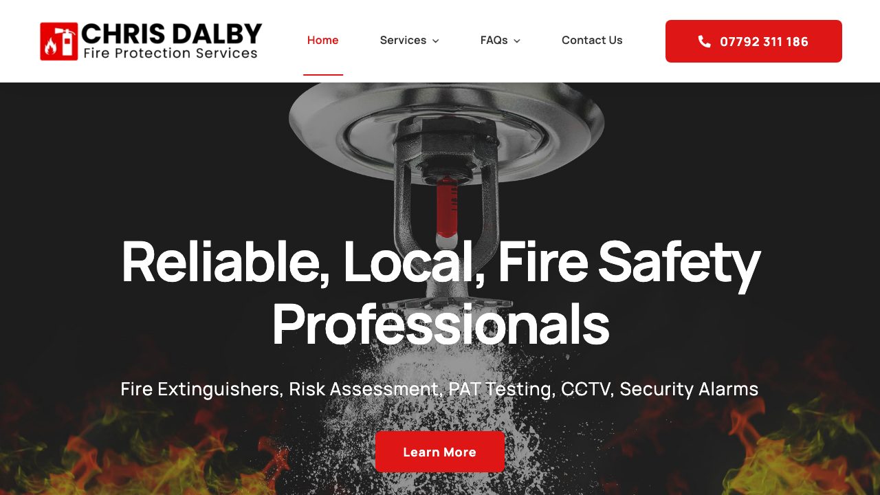 Chris Dalby - Fire Protection Services website