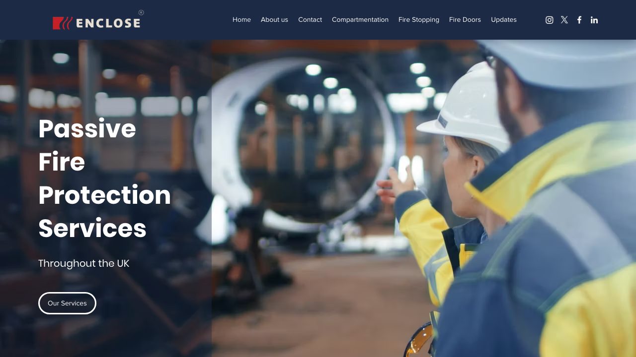 Enclose Ltd website