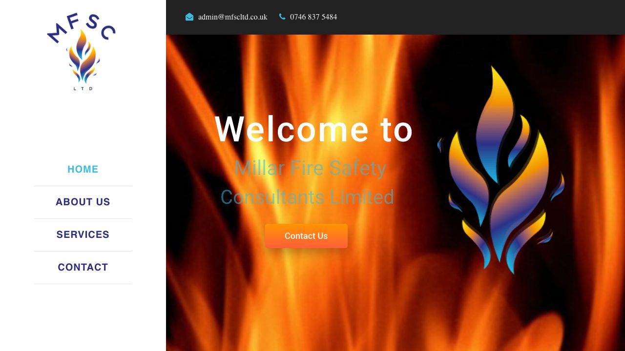 Millar Fire Safety Consultants Ltd website