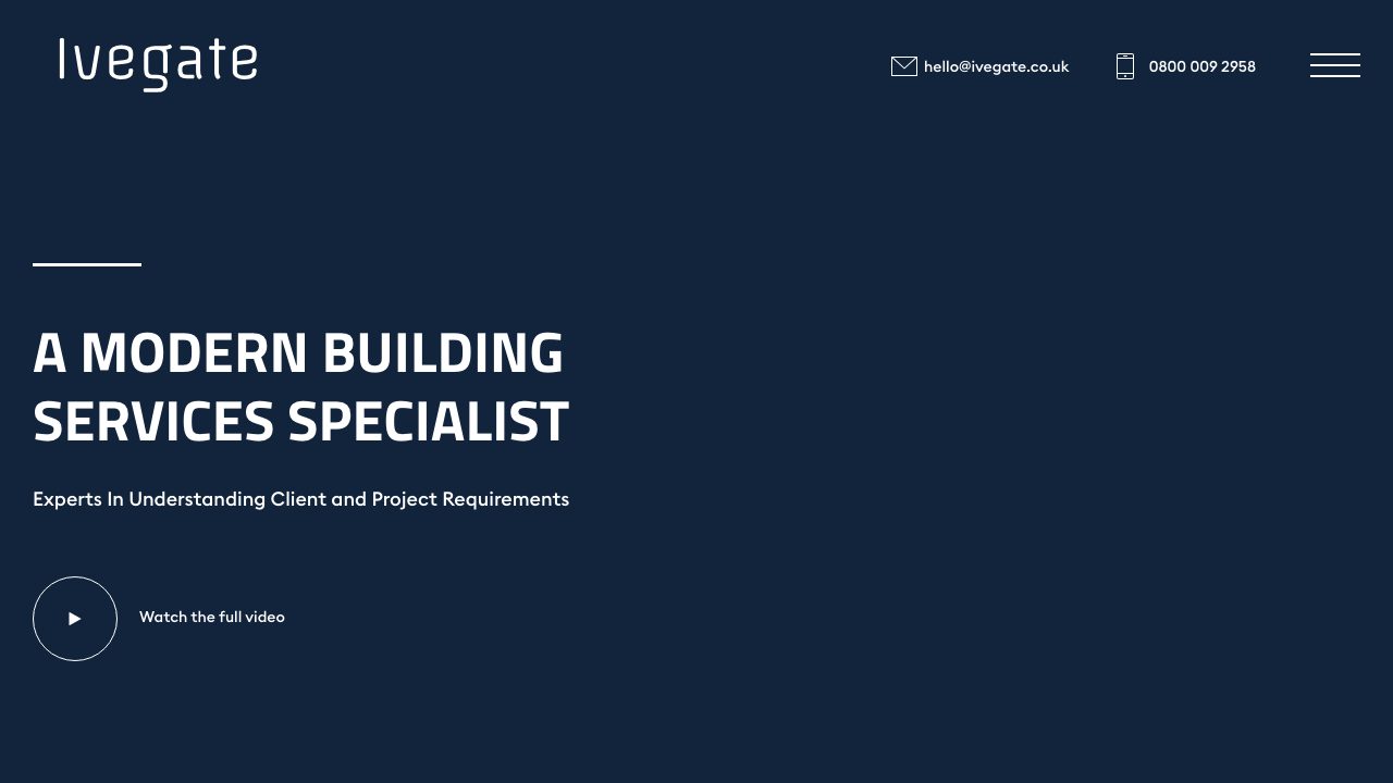 Ivegate Ltd website