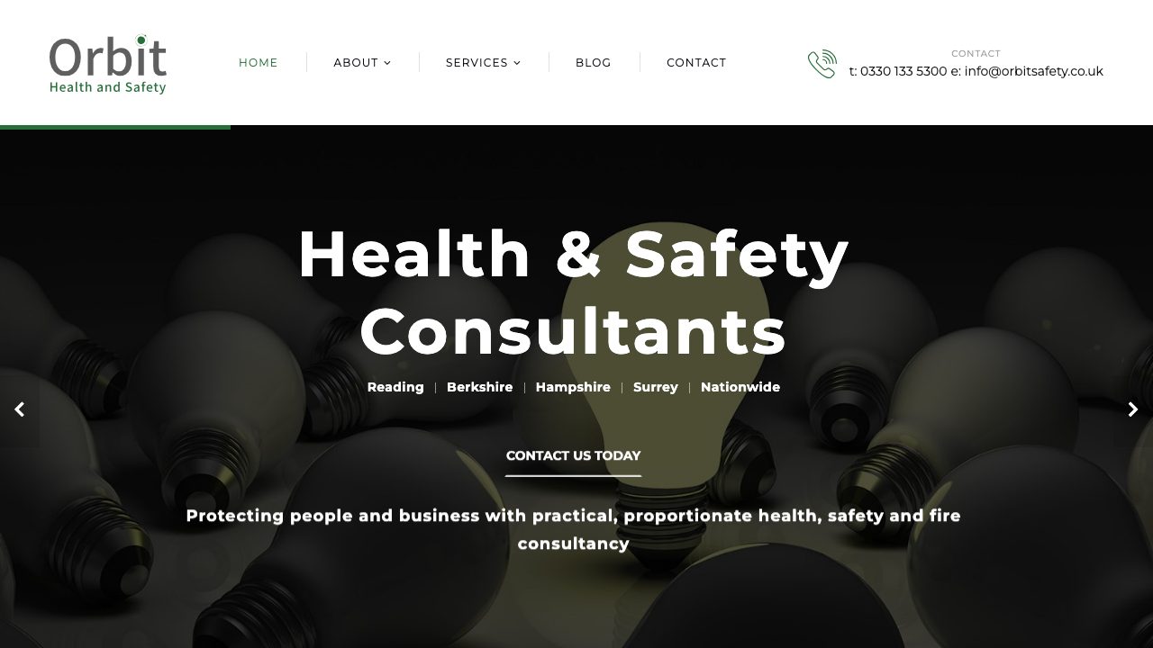 Orbit Health and Safety Ltd website