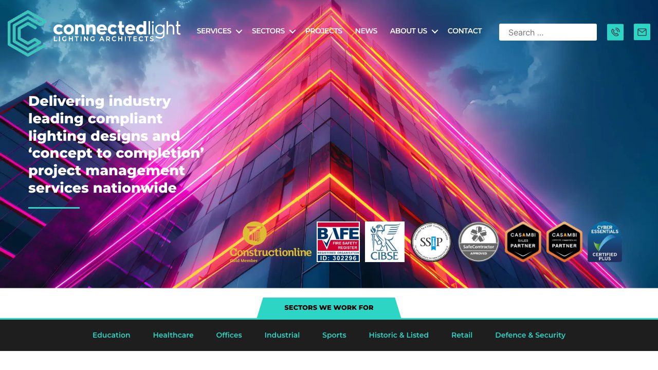 Connected Light website