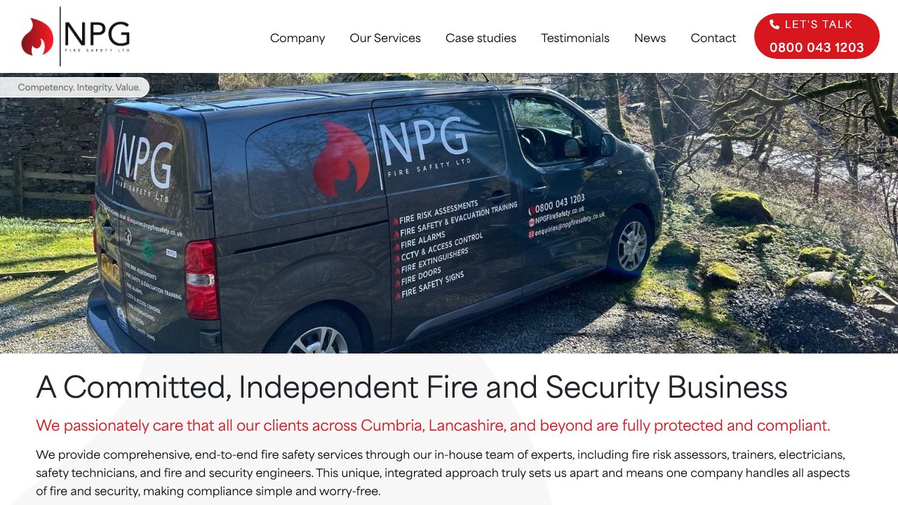NPD Fire Protection website