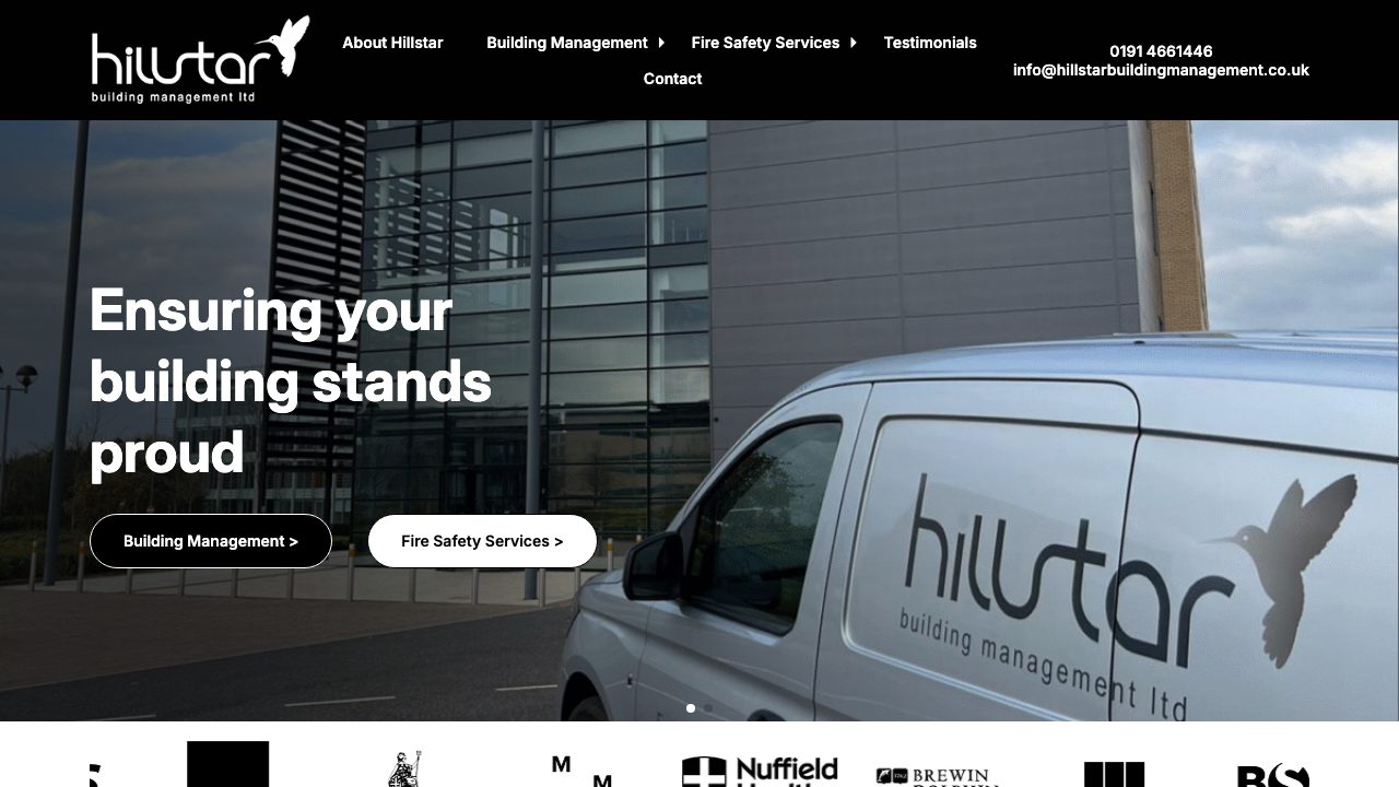 Hillstar Building Management Ltd website