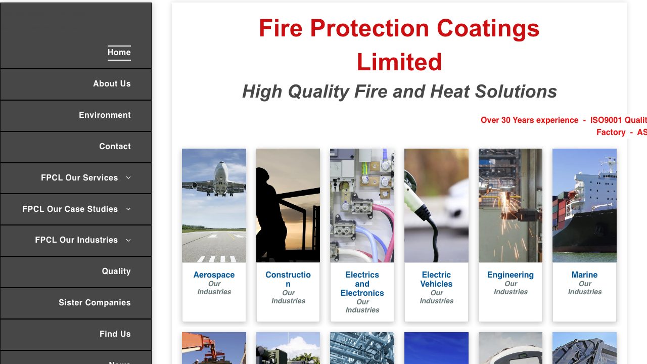 SPC Fire Protection website